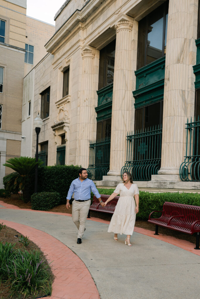 Downtown Pensacola Engagement Photographer