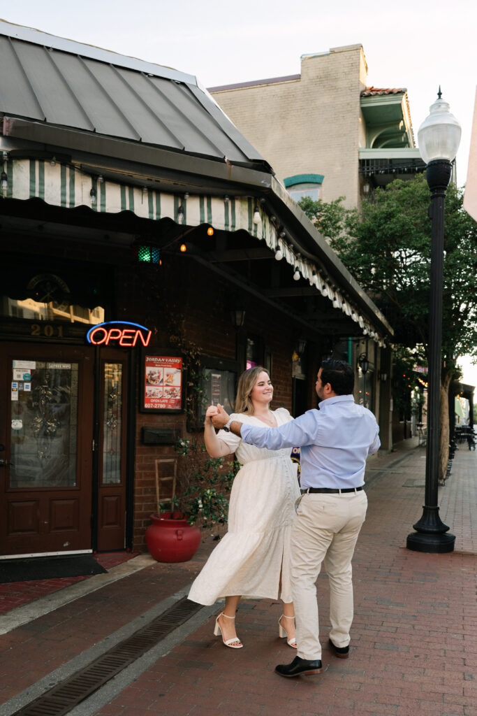 Downtown Pensacola Engagement Photographer