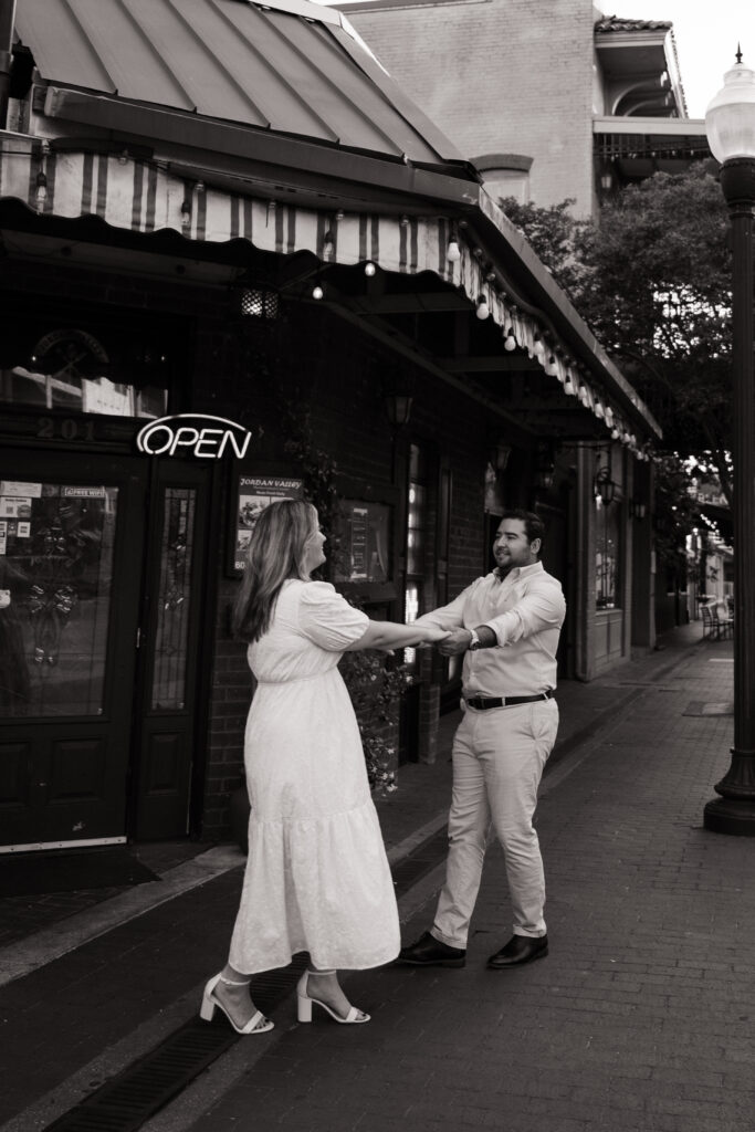 Downtown Pensacola Engagement Photographer