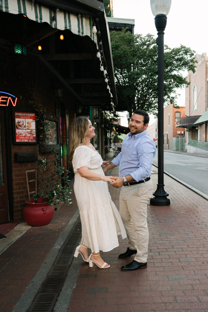 Downtown Pensacola Engagement Photographer